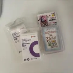 ポップコーンスリーブ 硬質ケース セット 韓国ダイソー