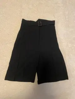 UNITED TOKYO 黒 ハーフパンツ ベルト付き