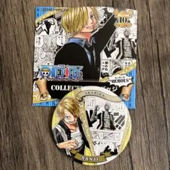 ワンピース　コレクション缶バッジ　サンジ　HEROES 空島　スカイピア
