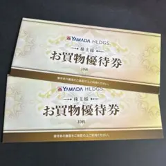 ヤマダ電機お買い物優待券　1万円分