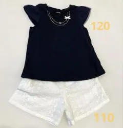 プティマイン TシャツとSLAPSLIP ショートパンツセット