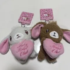 シュガーバニーズ　しろうさ　セット シュガーバニーズ フェルトキーホルダー手作りキット2つ - メルカリ