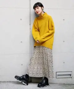 最終値下げ　ローリーズファーム　レオパードスカート