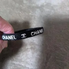 CHANEL ノベルティブラック ヘアゴム