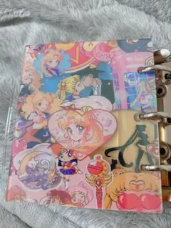セーラームーン シャカシャカ アクリルリング バインダー A7 シール帳