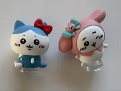 ちいかわサンリオ　なりきりフィギュア ちいかわ　ハチワレ　2体セット