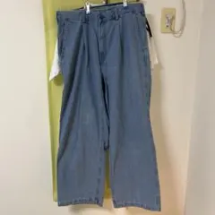 バギーデニム・ワイドチノパン