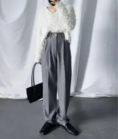 ハイウエスト スラックス