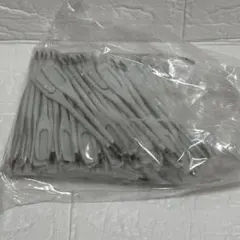 ✨ クリップペンシル 100本セット HB 使い捨て 鉛筆 白 業務用