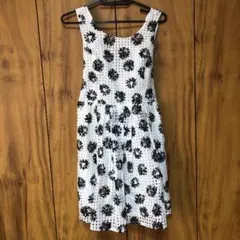 NICE CLAUP モノトーンワンピース