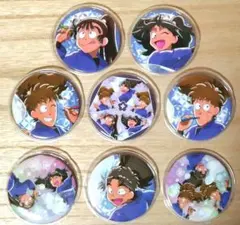 忍たま乱太郎　シャボン玉づくりの段　缶バッジ　五年生　コンプリート