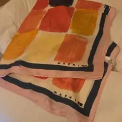 【ユニクロ×マルニ】 スカーフ カラーブロック UNIQLO x MARNI