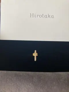 ヒロタカ　hirotaka ピアス　GOSSAMER ステープル ダイヤモンド