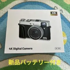 【即購入　新品バッテリー付き】4K Digital Camera DC202本体