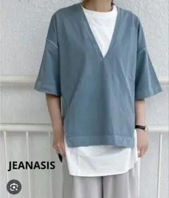 【新品・タグ付き】JEANASIS カコウフカVプルオーバー
