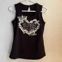 SWEET ROCK タンクトップ 黒