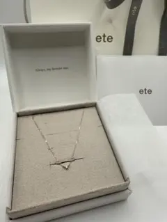 新品　ete レイヤー　一粒ダイヤのサムネイル