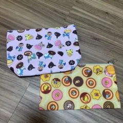 ミスド×ポケモン　ポーチ2点セット
