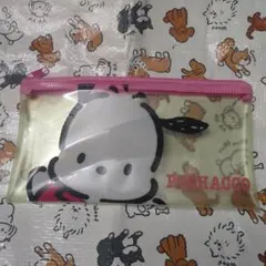 うつね様専用商品 ポチャッコ 透明ポーチ 約23cm x 12cm