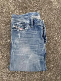 つかさ様専用　DIESEL ダメージ加工 ブルーデニム ストレートパンツ