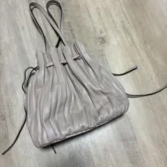 ZARA ザラ　プリーツバッグ ミニバッグ ハンドバッグ 巾着