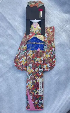 和紙　和風着物人形