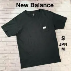 New Balance 半袖Tシャツ ポケットTシャツ M ブラック