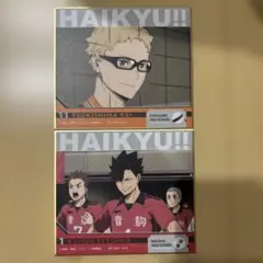 ハイキュー!! 月島蛍 黒尾鉄朗 ミニ色紙 2枚セット
