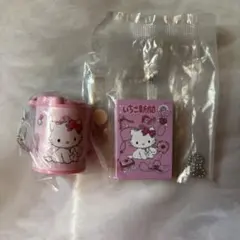 サンリオ いちご新聞 豆ガシャノート チャーミーキティ コインシリンダー