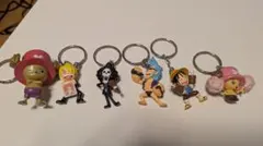 ワンピース フィギュア型キーホルダー 6個セット