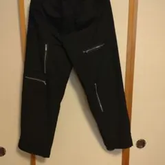 GU　アンダーカバー　ブラックカーゴパンツ ジッパーポケット付き