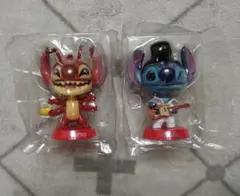 ディズニートイフル　リロ＆スティッチ　ミニサイズユラユラ首ふりマスコットのサムネイル