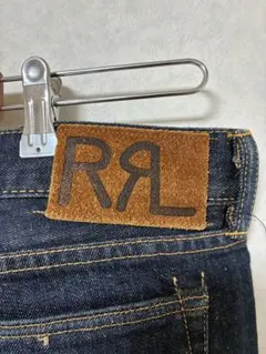 RRL USA製 ボタンフライ 30×34 Vステッチ チェーンステッチ 美品