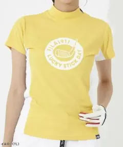 B品★春夏★フィラゴルフ★接触冷感遮熱モックネック半袖シャツ★M/YEのサムネイル