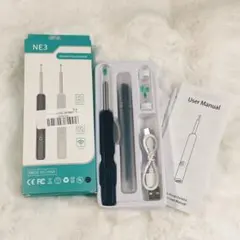 耳かき カメラ付き 2400万高画素みみかき 耳掃除 WIFI LEDライトのサムネイル