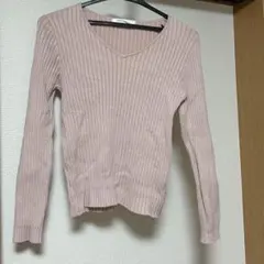 MISCH MASCH ピンク Vネック セーター M