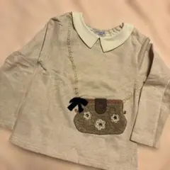 ANNA SUI 長袖カットソー ベージュ 130 女の子 アナスイ