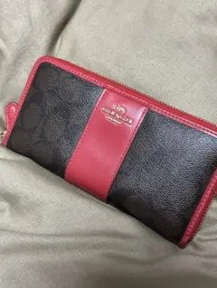 新品未使用COACH 長財布 キャンバス ブラック シグネチャー 3473 