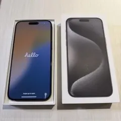 iPhone 15 ProMax 256GB ブラックチタニウム