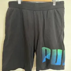 PUMA プーマ ハーフパンツ ブラック グラデーションロゴのサムネイル