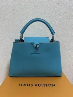 LOUIS VUITTON ハンドバッグ 青