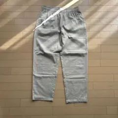 ライトグレー チノパン ゴムウエスト