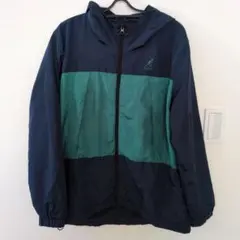 KGEX ナイロンジャケット ネイビー/グリーン