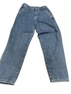 ZARA デニムブルー ストレートレッグパンツ 140cm