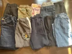 キッズ110cmボトムスまとめ売り10点セット