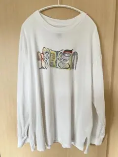 FACETASM logo long sleeve shirt white