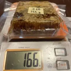 ス60 日本蜜蜂の巣蜜 袋込み166グラムのサムネイル