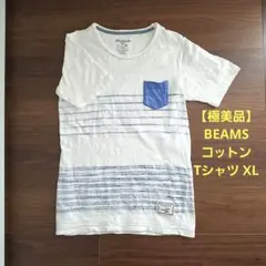 【極美品】BEAMS メンズ コットン Tシャツ