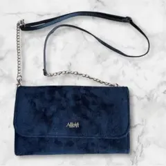【未使用】AHKAH チェーン付きクラッチバッグ　お財布バッグ