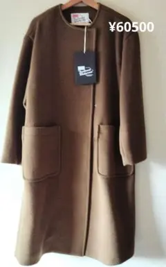 新品❗️トラディショナルウェザーウェア ノーカラーウールコート¥60500
